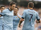 AUTOR GÓLU SE NESMJE. Fotbalisté Manchesteru City jásají, Frank Lampard se z