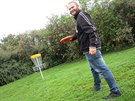 Discgolf je hlavn zábava.