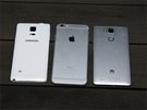 Apple iPhone 6 Plus, Huawei Ascend Mate 7 a Samsung Galaxy Note 4