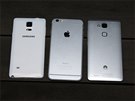 Apple iPhone 6 Plus, Huawei Ascend Mate 7 a Samsung Galaxy Note 4