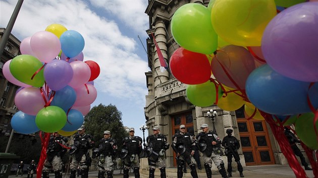 V Blehrad se po tyech letech konal Gay Pride (28. z 2014).