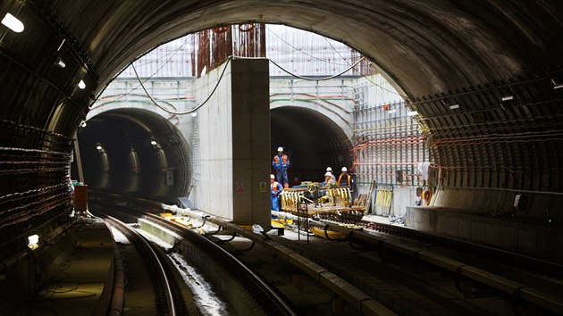 Nov st linky A praskho metra je krtce ped dokonenm, kompletn hotova m bt do konce listopadu (26. z 2014)