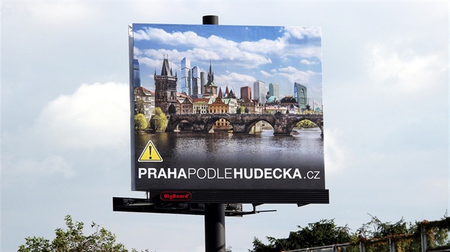 Svaz provozovatel� venkovní reklamy spustil kampa� Praha podle Hude�ka...