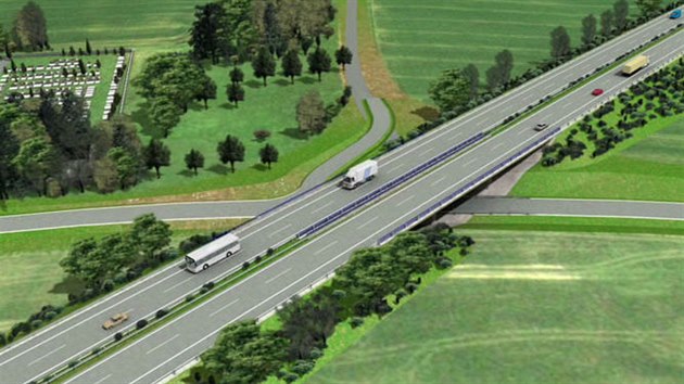 Star�� n�vrhy �e�en� situace u Spytihn�vi. Vizualizace je z roku 2004.