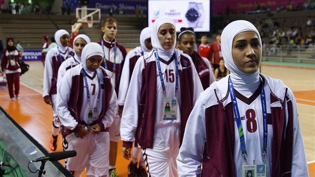 Katarské basketbalistky opoutjí scénu Asijských her.