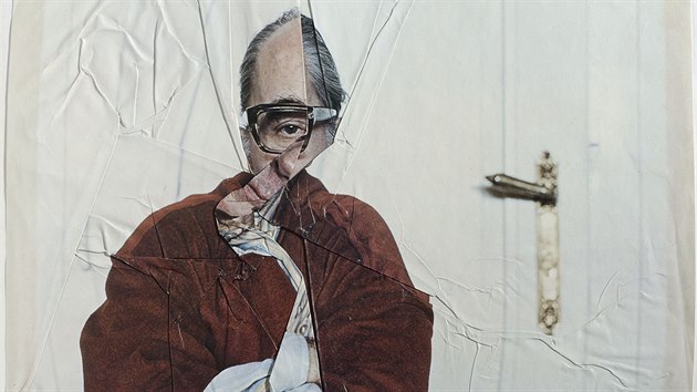 Jiří Kolář, Autoportrét, 1971