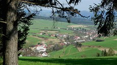 Pohled na Kate�inice z Dubcové