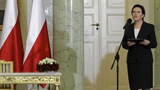 Nová polská premiérka Ewa Kopaczová (22. záí 2014).