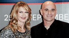 Steffi Grafová a Andre Agassi (Los Angeles, 27. záí 2014)