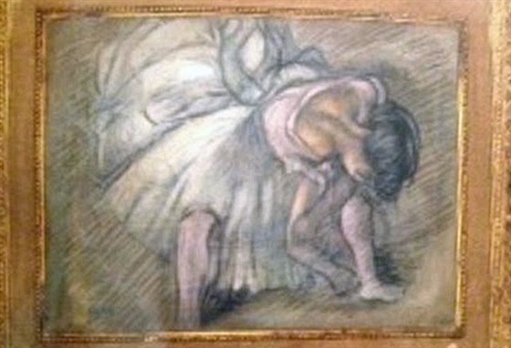 Edgar Degas, Tanenice upravující si stevíc