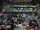 Hongkongem u nkolikátý den zmítají protesty (30. záí)