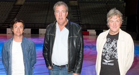 Jeremy Clarkson, Richard Hammond a James May z poadu Top Gear