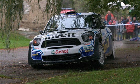 Václav Pech pi Rallye Píbram.