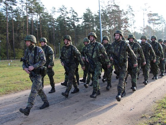 eská jednotka bhem cviení Anakonda v Polsku