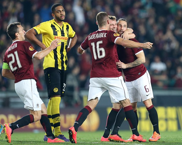 Sparta a Young Boys Bern se utkaly p�ed dv�ma lety v Evropské lize.
