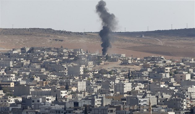 �lenové PKK se jako dobrovolníci zapojili p�edev�ím do obrany severosyrského m�sta Kobani (na snímku)