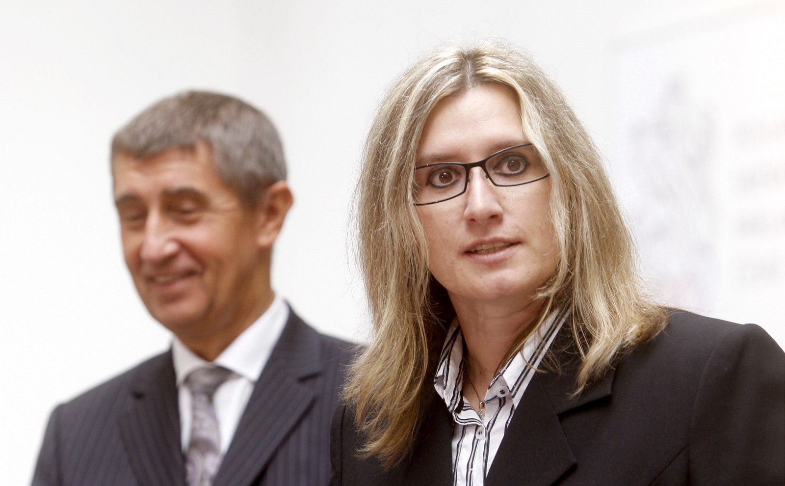 Ministr financí Andrej Babi� a ministryn� pro místní rozvoj Karla �lechtová.