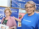 Sdru�en� Moste�an� Mostu p�ed komun�ln�mi volbami v r�mci kampan� rozd�valo...