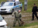 Následovala zajímavá ukázka práce ps Policie eské republiky.