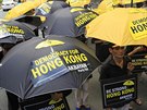 Filipínské shromádní na podporu prodemokratického hnutí na Hongkongu (2....