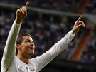 PAN STELEC. Cristiano Ronaldo, fotbalista Realu Madrid, se raduje z branky,...