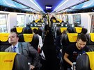 Nové vagóny Astra společnosti RegioJet vyrobené v Rumunsku jsou vybaveny...