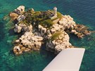 Maják Peristeres, severovýchodní Korfu, ecko