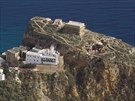 Msto Skyros na stejnojmenném ostrov, nejjinjí ze Sporadských ostrov
