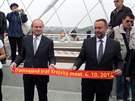 Slavnostní otevení Trojského mostu