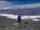 Honza na vrcholu Aconcaguy (6.962 m. n. m.)