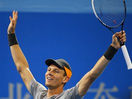 MM GAME! Tom Berdych slav zisk gamu, proti Novaku Djokoviovi se v Pekingu...