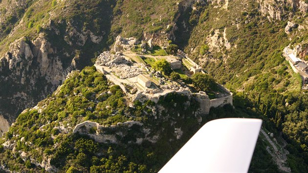 Hrad Angelocastro na severozápadním pobřeží Korfu