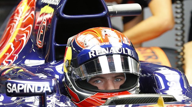 PIPRAVEN. Max Verstappen pi svm debutu ve Velk cen F1. 