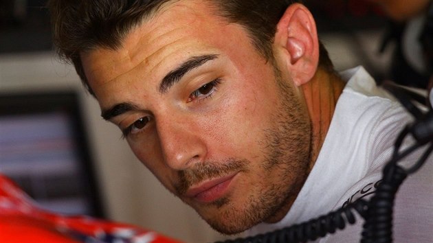 PED ZÁVODEM. Jules Bianchi ped Velkou cenou Japonska formule 1.