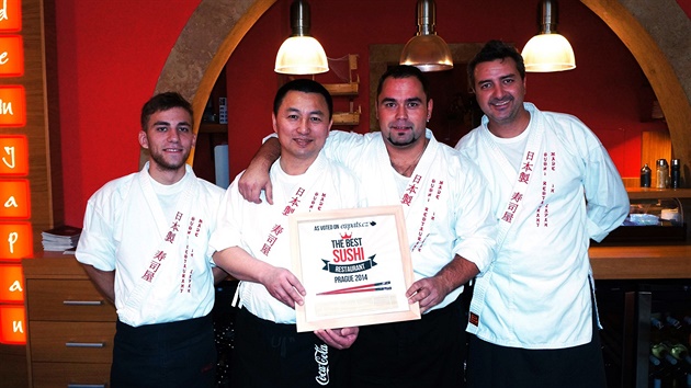Tým kucha z podniku Sushi Bar Made in Japan vyhrál anketu o nejlepí sushi.