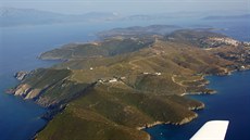 Ostrov Oinousses východn od ostrova Chios, východní Egejské moe