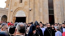 Kostel St. Martyrs Armenian v syrském m�st� Deir ez-Zor