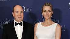 Monacký kníe Albert II.  a knna Charlene na Princess Grace Awards gala v...