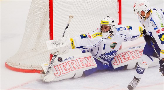 Gólman Marek iliak je oporou Komety, týmu s nejlepí formou.