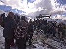 Nejmén ticet obtí si vyádaly laviny a vánice v v Himálaji (16. íjna 2014)