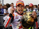 ZNOVU AMPIONEM. Mark Marquez obhájil vítzství ve královské tíd MotoGP.