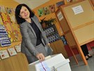 V T�ebí�i volila V�ra Jourová (10. �íjna 2014).