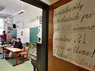 Komunální volby na základní �kola Karla IV. na St�ekov� v Ústí nad Labem. (10....