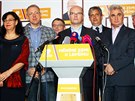 Tisková konference �SSD k p�edb�ným výsledk�m senátních a komunálních voleb....