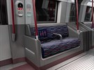 Návrh nové soupravy londýnského metra. Tendr na výrobce by ml být vyhláen na...