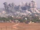 Bombardování syrského msta Kobani