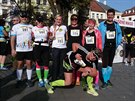 Uprosted s íslem 594 a bandou pátel na Hradeckém plmaratonu 2014.