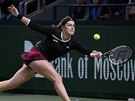 DOBHNU TO. Anastasia Pavljuenkovová ve finále turnaje v Moskv. 