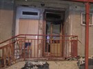 Byt v dom� na Jate�n� t��d� t��d� v Plzni, kter� zdemoloval v�buch plynu a...