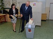 Prezident Miloš Zeman a jeho manželka Ivana